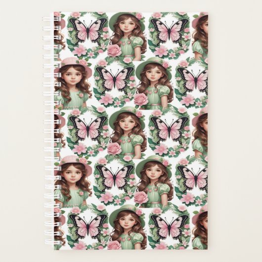 Mooi klein meisje planner (Voorkant)