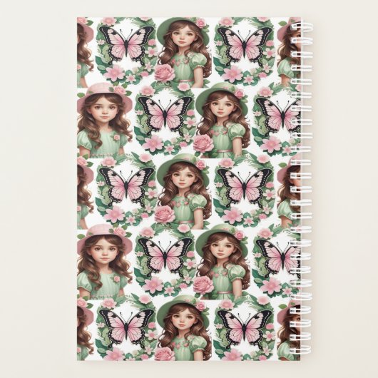 Mooi klein meisje planner (Achterkant)