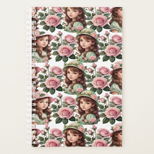 Mooi klein meisje planner (Voorkant)