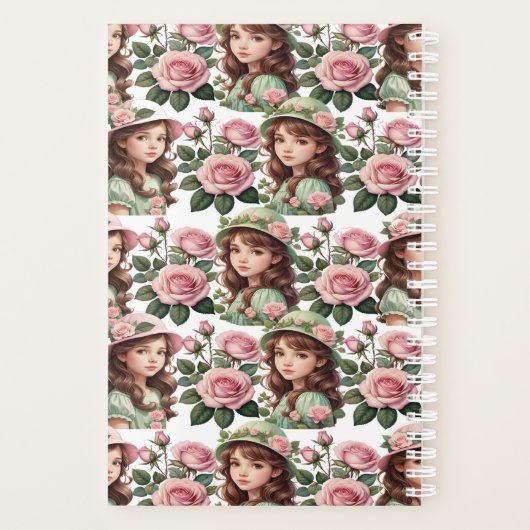 Mooi klein meisje planner (Achterkant)