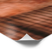 Mooi klein wit gebouw in Golden Meadow Perfect Poster (Hoek)