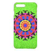 Mooi kleurig patroon iPhone hoesje (Achterkant)