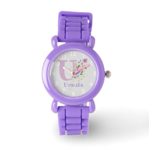 Mooi kleurrijk kind eerste horloge, horloge