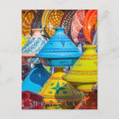 Mooi kleurrijk Marokkaans tajine eten Briefkaart (Voorkant)