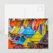Mooi kleurrijk Marokkaans tajine eten Briefkaart (Voorkant / Achterkant)