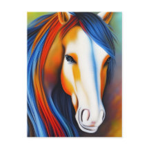 Mooi kleurrijk paard