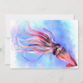 Mooi kleurrijk vierkant zwemmen - Happy Birthday (Achterkant)