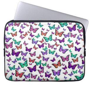 Mooi Kleurrijk Vlinder Patroon Laptop Sleeve