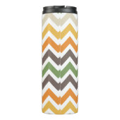 Mooi kleurrijk zigzagpatroon thermosbeker (Achterkant)