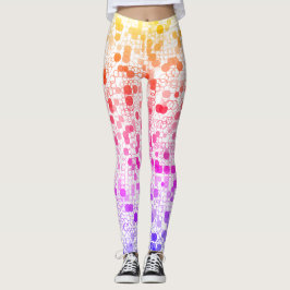 Mooi Kleurrijke Geometrische Cirkels Leggings