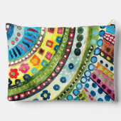 Mooi Kleurrijke Hippie Abstract Etui (Achterkant)