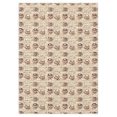 Mooi  koffiepatroon tafelkleed (Voorkant)