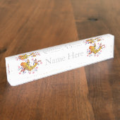 Mooi Koi Naambordje (Zijkant)