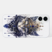 MOOI KONINKLIJK HALLoween Hekserige Kattengezicht iPhone Hoesje (Achterkant horizontaal)