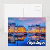 Mooi Kopenhagen, Denemarken Briefkaart (Voorkant / Achterkant)