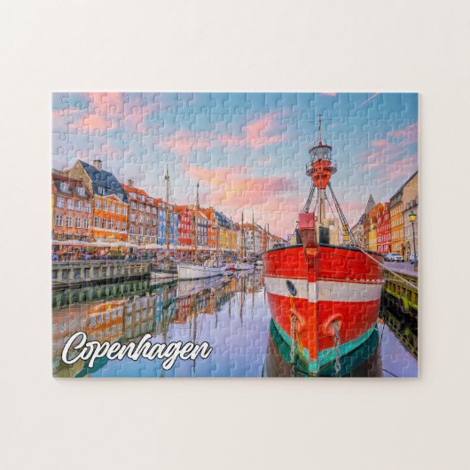 Mooi Kopenhagen, Denemarken Legpuzzel (Horizontaal)