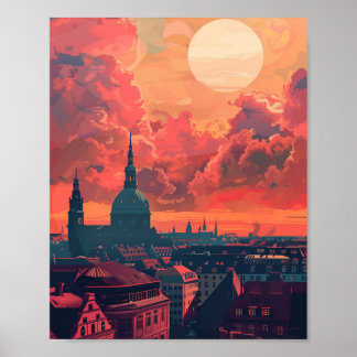 Mooi Kopenhagen Denemarken Poster
