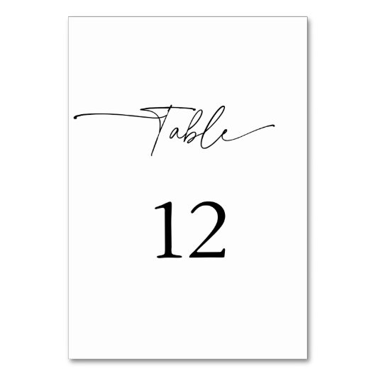 Mooi koppel script kaart (Achterkant)