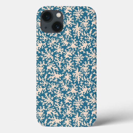 Mooi koraalpatroon Case-Mate iPhone case (Achterkant)