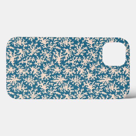 Mooi koraalpatroon Case-Mate iPhone case (Achterkant (horizontaal))