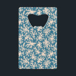 Mooi koraalpatroon creditkaart flessenopener<br><div class="desc">Mooie  koraal naadloos voor uw bedrijf © en ® Bigstock® - Alle rechten voorbehouden.</div>