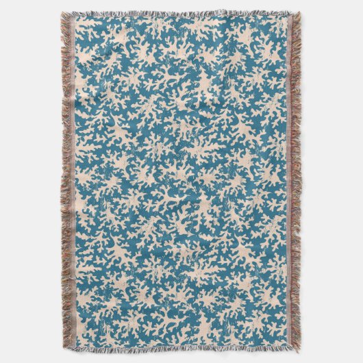 Mooi koraalpatroon deken (Voorkant Verticaal)