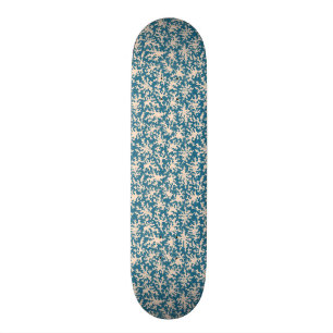 Mooi koraalpatroon persoonlijk skateboard