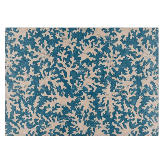 Mooi koraalpatroon snijplank (Voorkant)