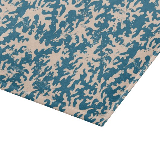 Mooi koraalpatroon snijplank (Hoek)