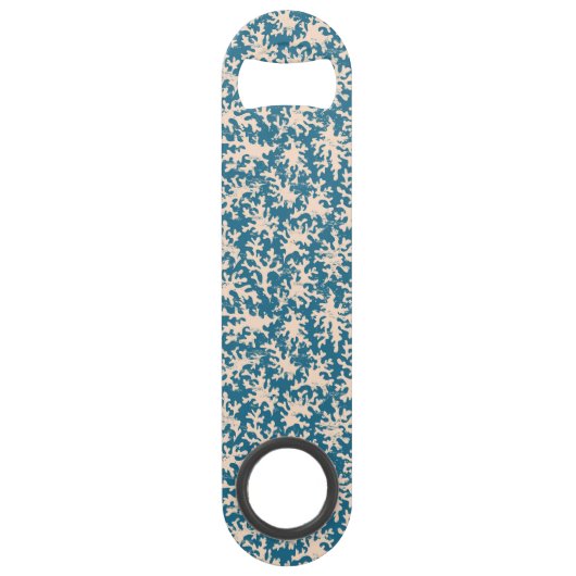 Mooi koraalpatroon speed flessenopener (Voorkant)