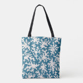 Mooi koraalpatroon tote bag (Achterkant)
