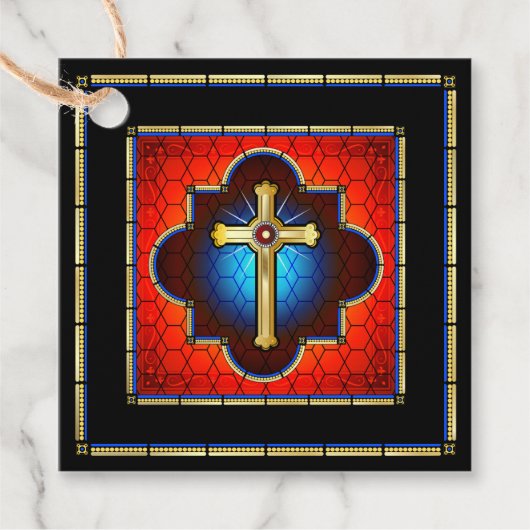 Mooi kruisje - Zie achterzijde - Bedankjes Labels (Voorkant)