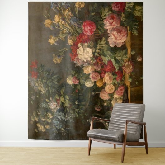 Mooi kunstmuseum, nog steeds levensbloemen muur wandkleed (In situ)