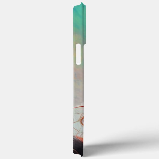 Mooi kunstzinnig Abstract meisje met rode gehaaste Case-Mate iPhone Case (Achterkant / Rechts)