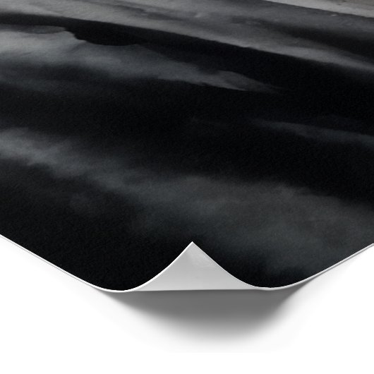 Mooi Lady Ink Portret Poster (Hoek)