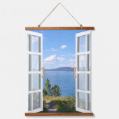 Mooi Lake Uitzicht natuur water Hangend Wandkleed (Voorkant)