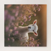 Mooi lam legpuzzel (Horizontaal)