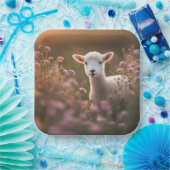 Mooi lam papieren bordje (Feest)