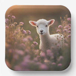 Mooi lam papieren bordje