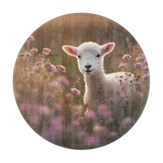 Mooi lam snijplank (Voorkant)