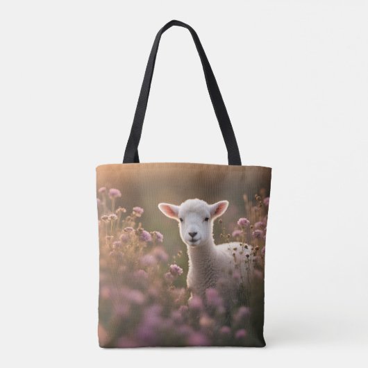 Mooi lam tote bag (Achterkant)