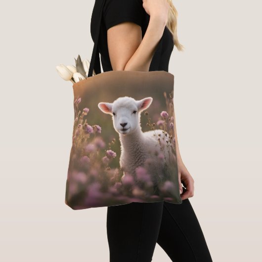 Mooi lam tote bag (Dichtbij)