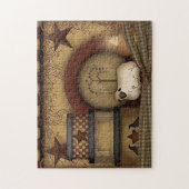 Mooi land/primitieve illustratie legpuzzel (Verticaal)