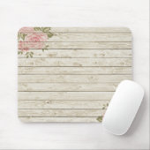 Mooi land Shabby Chic Rustic Wood Muismat (Met muis)