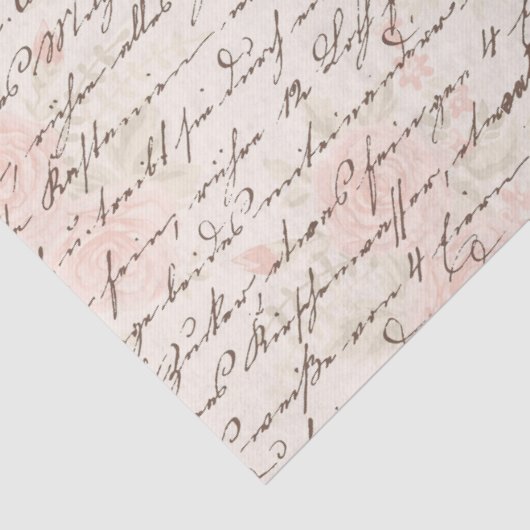 Mooi land Shabby Chic Tissuepapier (Detail)