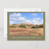 Mooi landelijk natuurgebied briefkaart (Voorkant / Achterkant)
