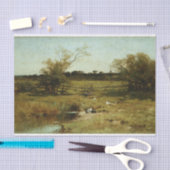 Mooi landelijk zijmeubilair decoupage papier (Craft)