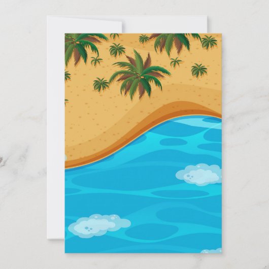 Mooi landschap bedankkaart (Voorkant)
