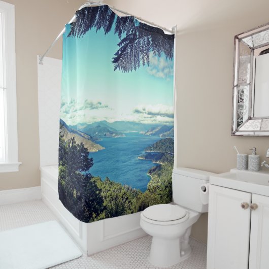 Mooi landschap douchegordijn (In situ)