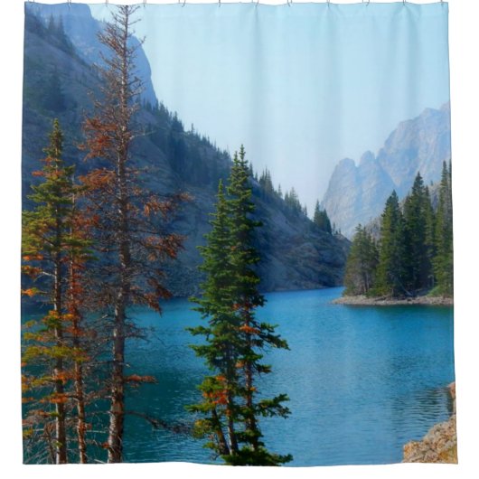 Mooi landschap douchegordijn (Voorkant)